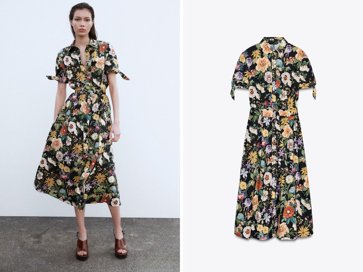 Vestidos con flores y cinturón para Semana Santa