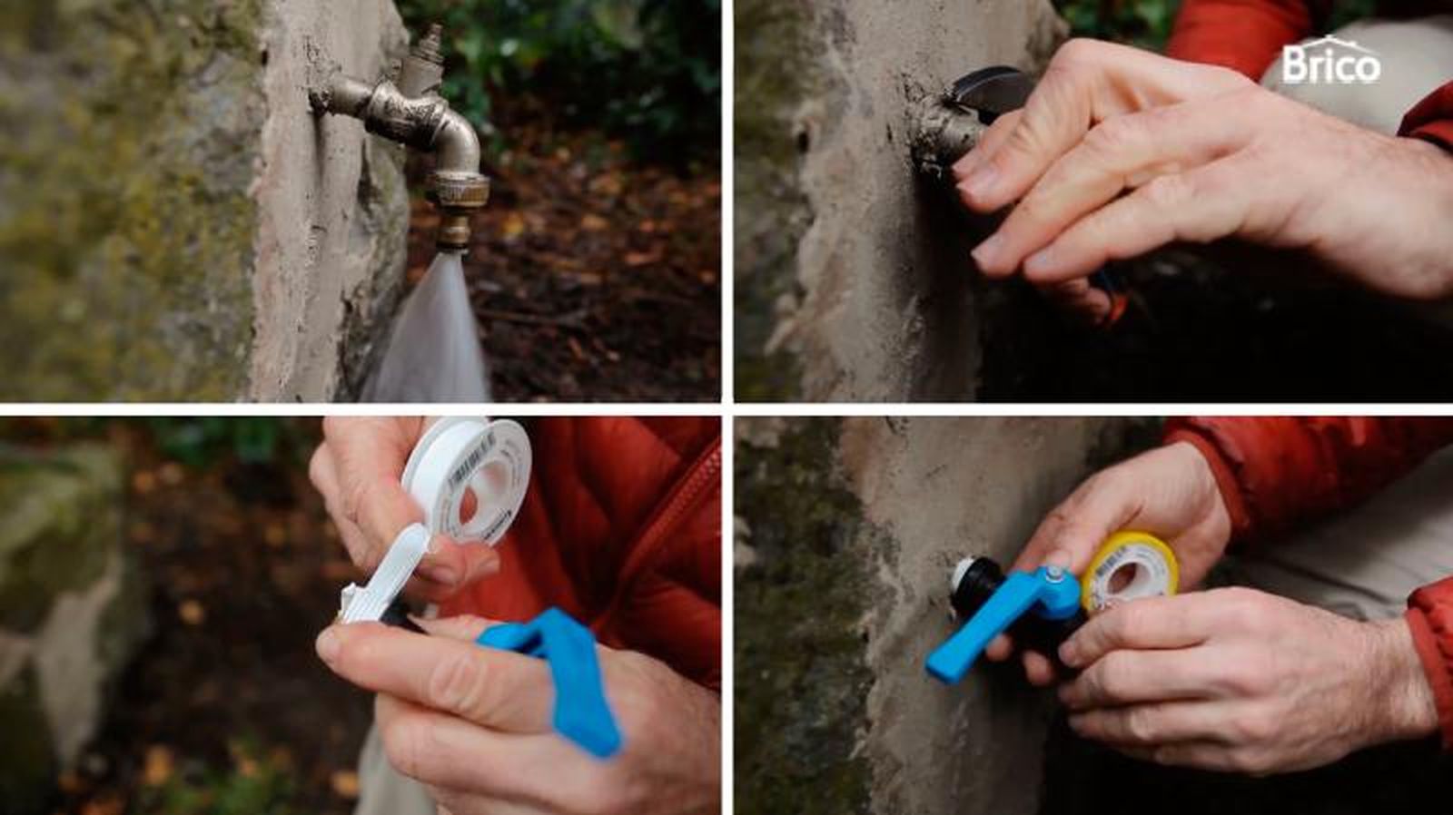 Pasos para colocar un grifo antihielo Pasos para colocar un grifo antihielo