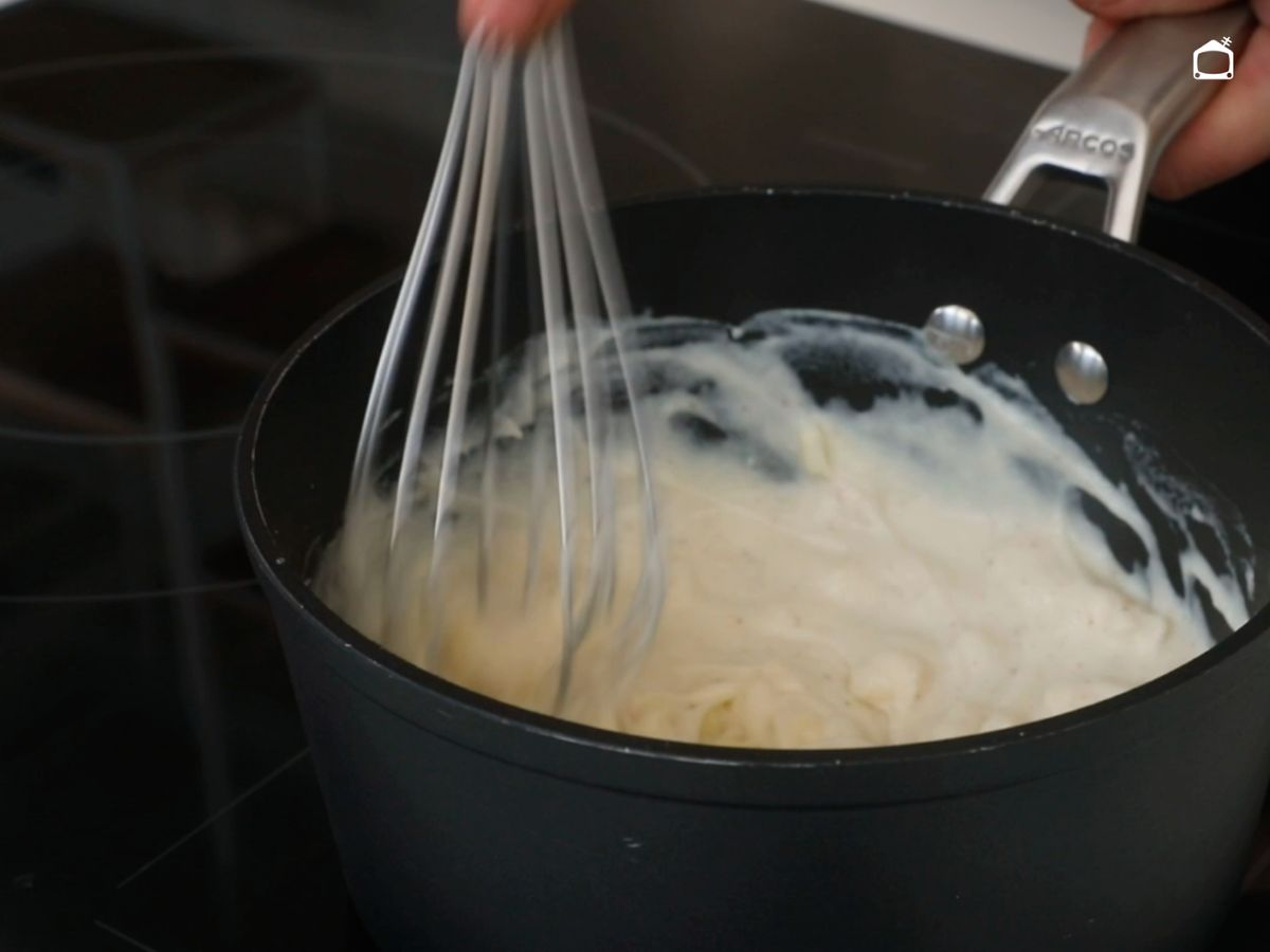 Remueve para derretir el queso