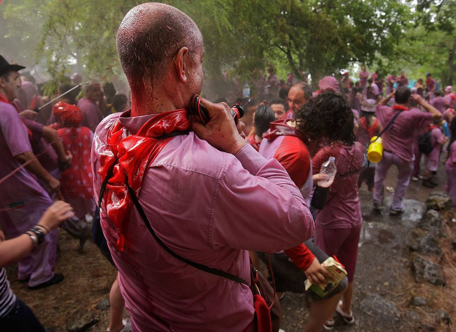 La fiesta de la Batalla del Vino de Haro es pura tradición