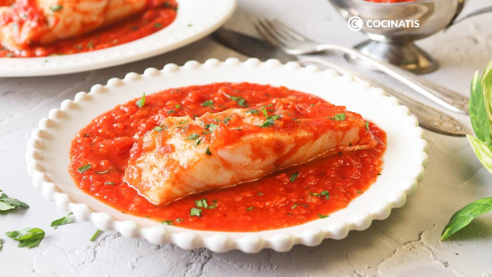 Bacalao con tomate