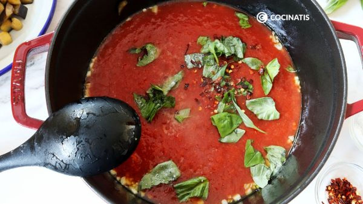 receta pasta alla norma paso 3