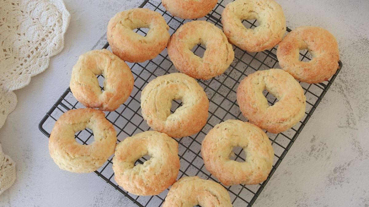 Rosquillas de San Isidro hechas al horno