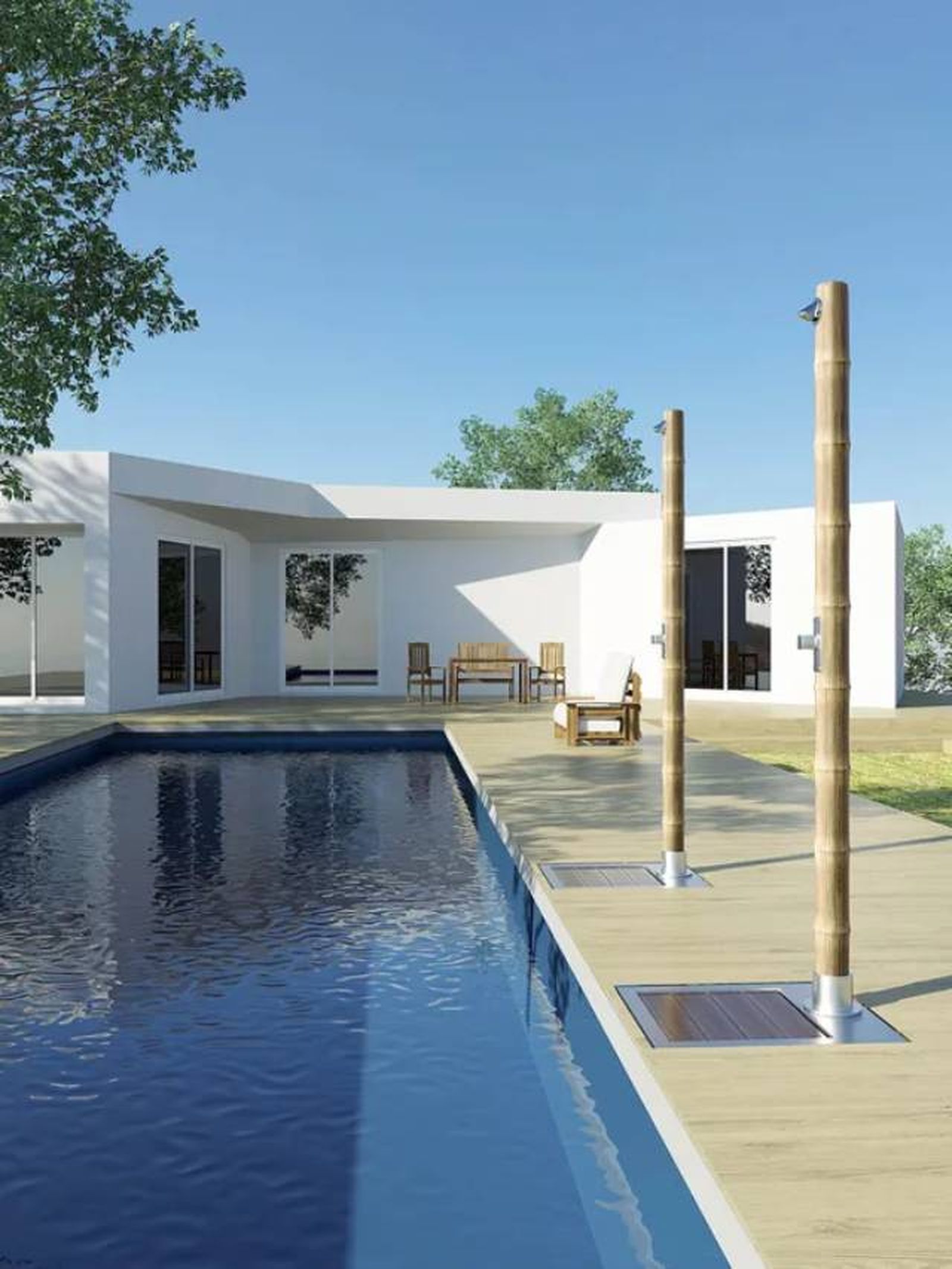 ducha caña bambu piscina leroy merlin ducha caña bambu piscina leroy merlin