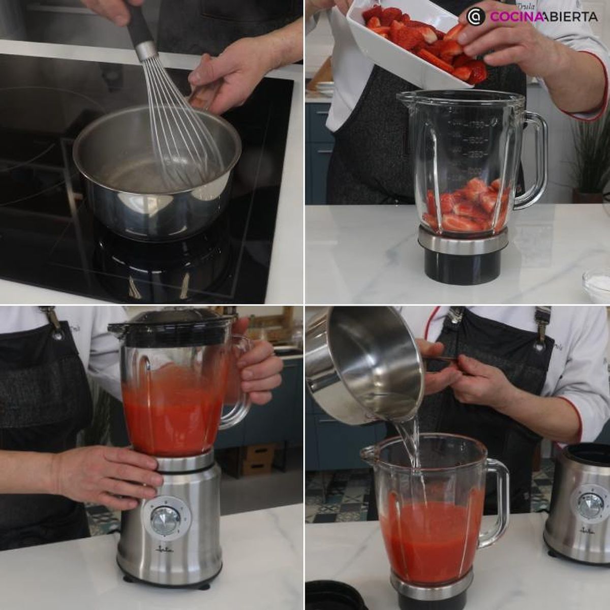 granizado de fresas pasos 01