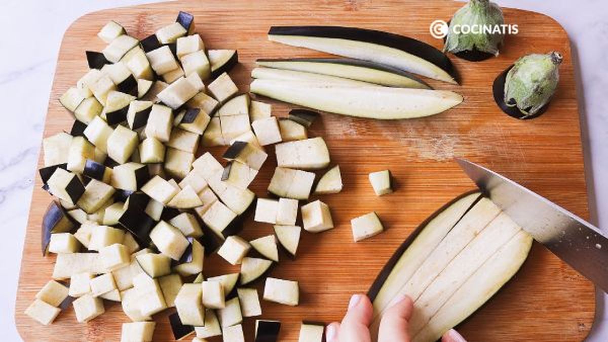 receta pasta alla norma paso 1