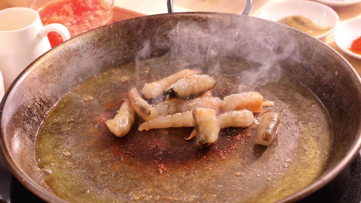 Paella de pescado y marisco   Paso 2