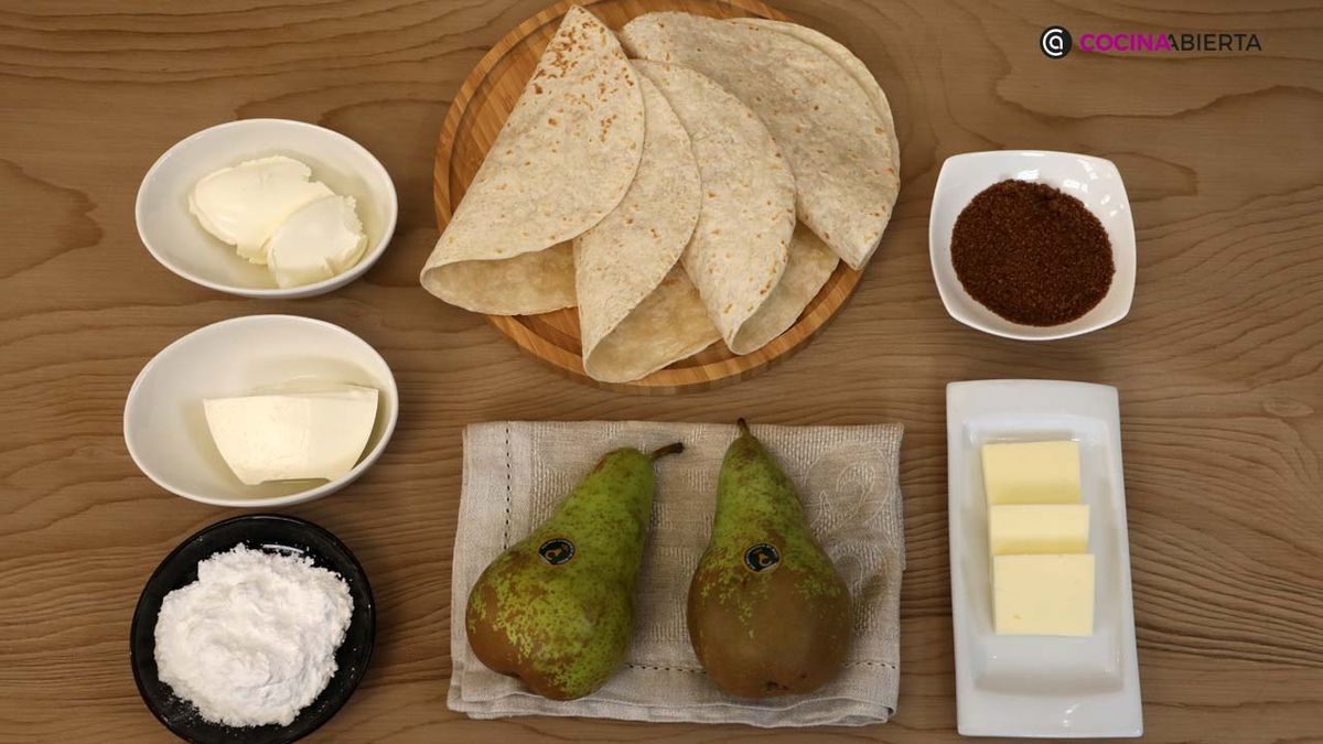 quesadilla pera ing