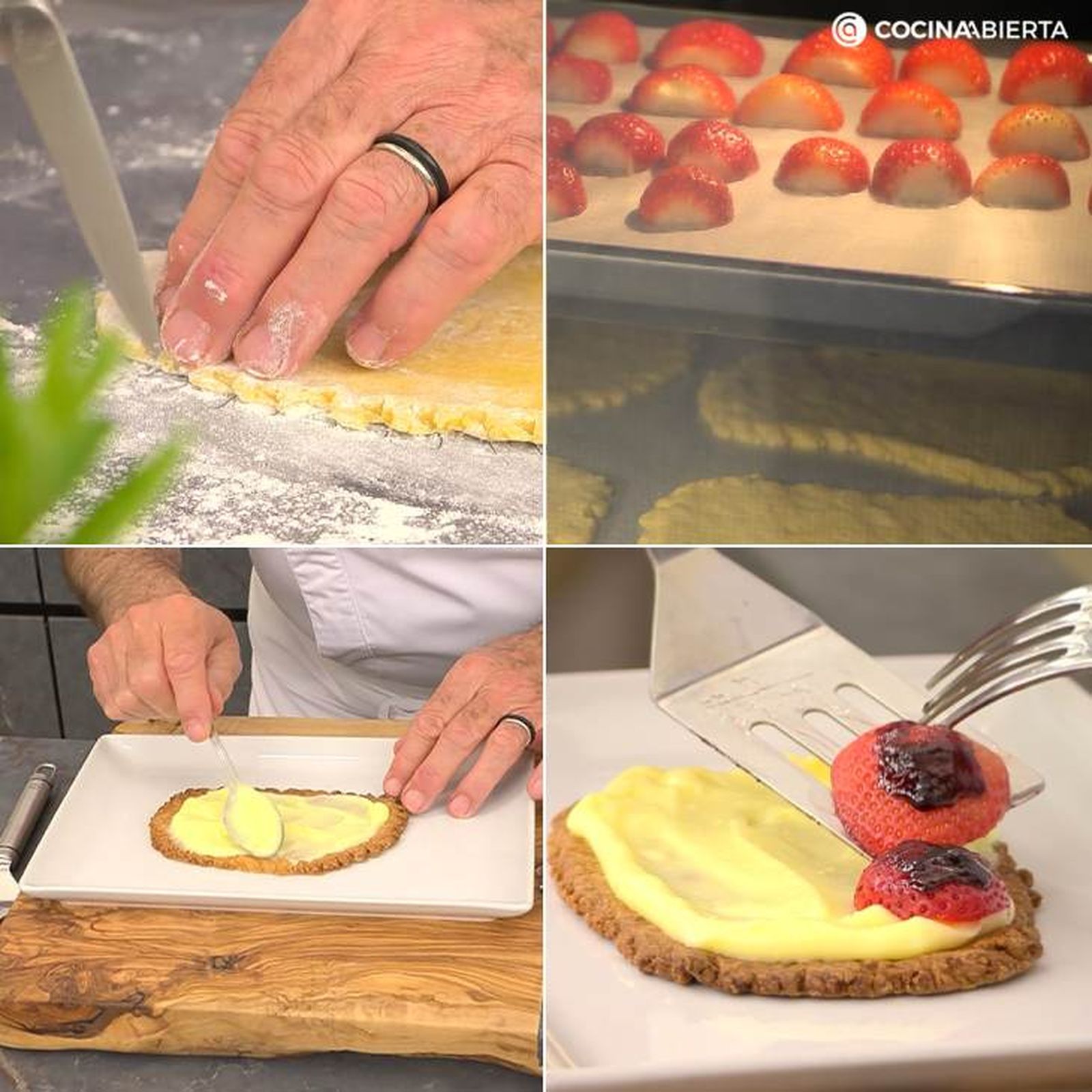 Paso a paso para hacer tartaletas de fresa Paso a paso para hacer tartaletas de fresa