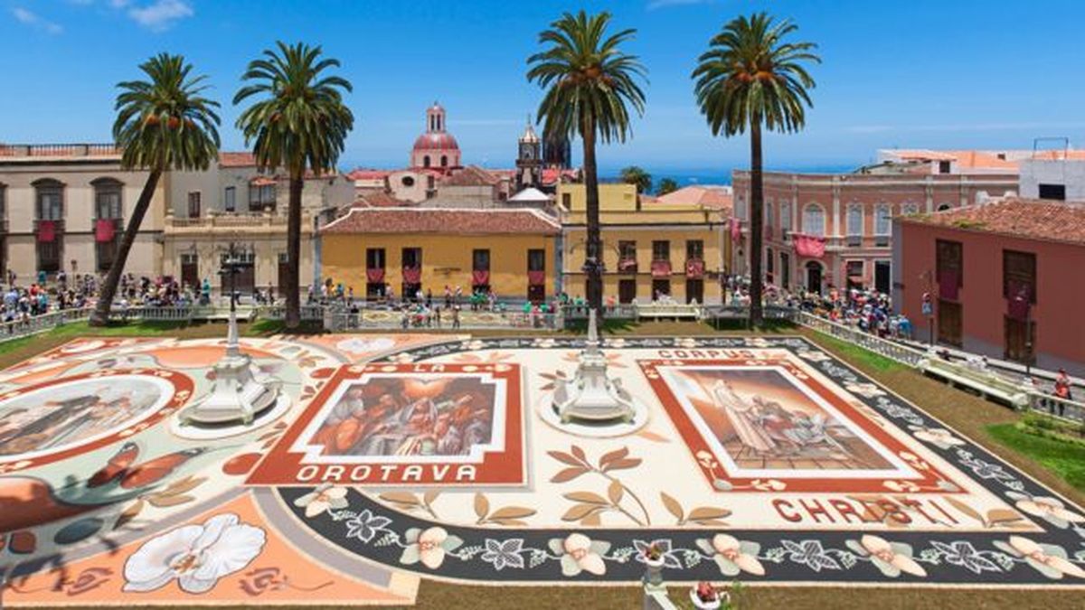 alfombra del corpus de la orotava