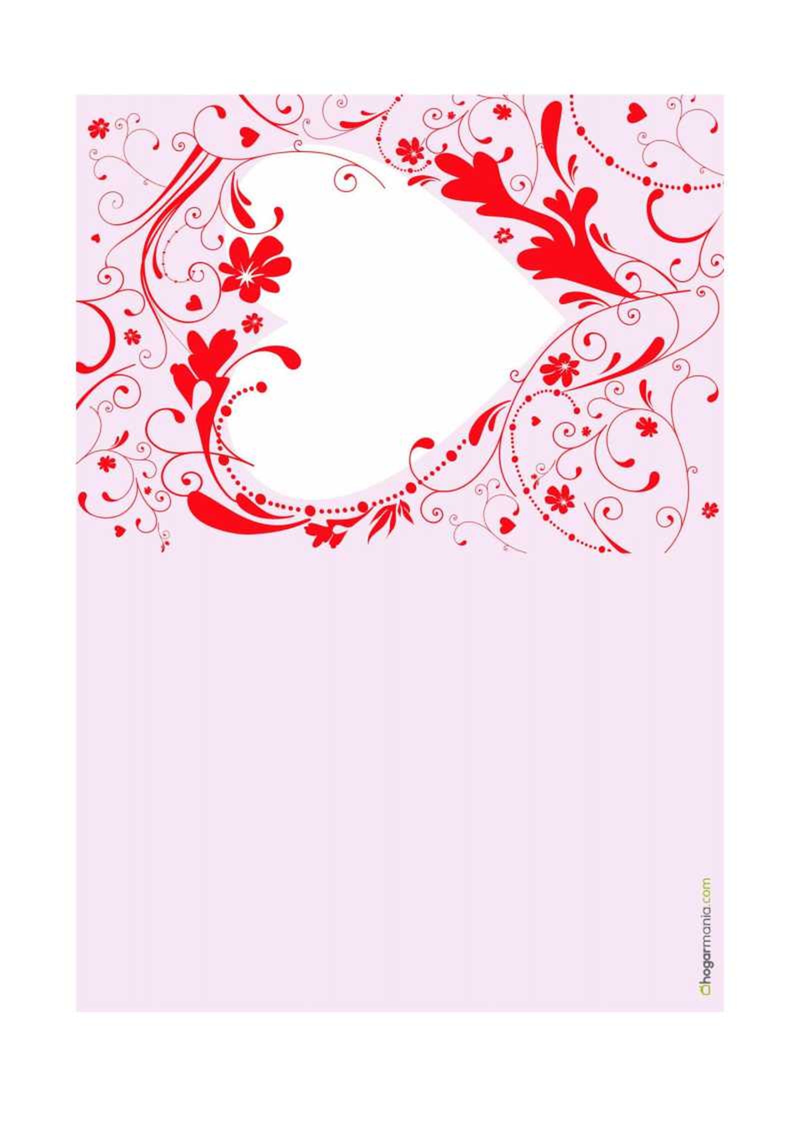 Tarjeta de San Valentín. Tarjeta de San Valentín.