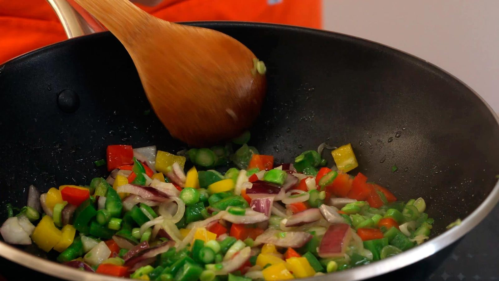Pasta de lentejas rojas con verduras   paso 2