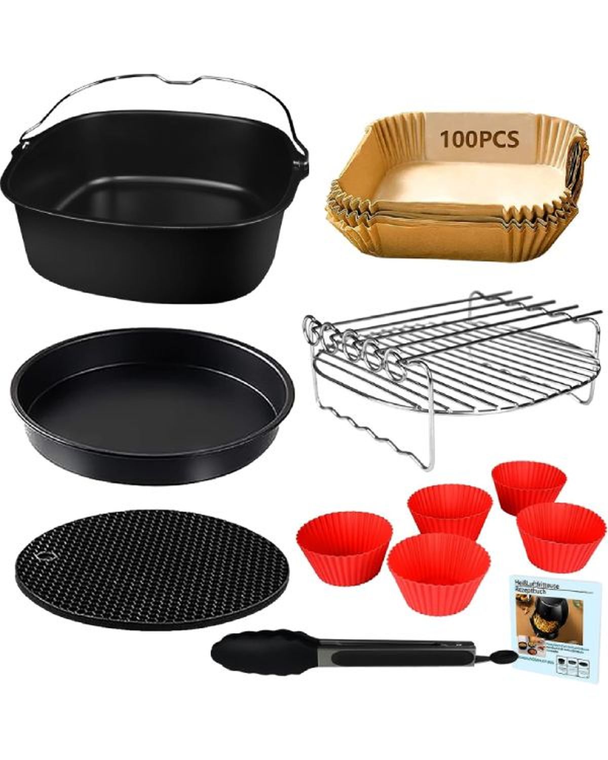 moldes freidora aire accesorios