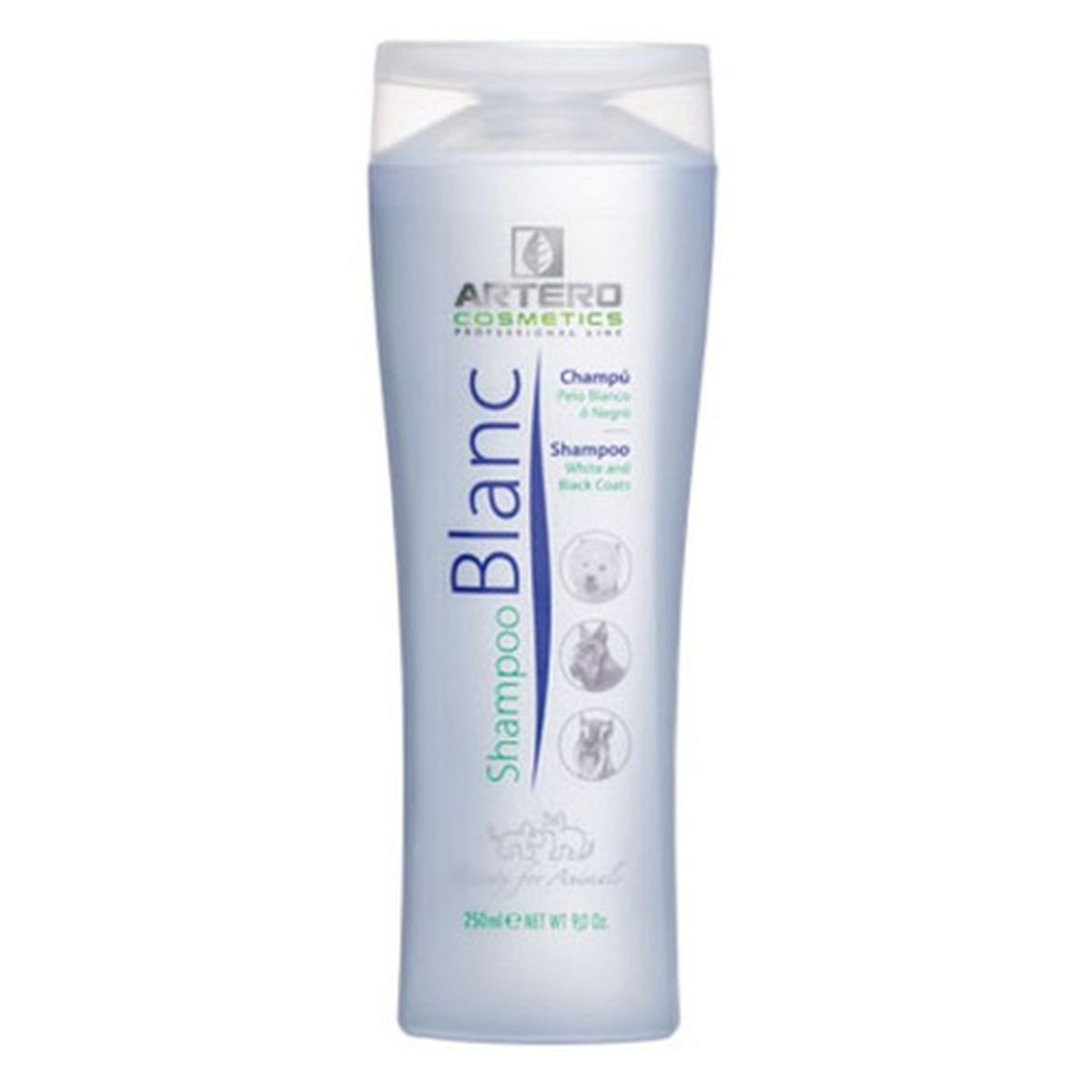 artero champu blanqueante para perros gatos 250ml mta 5207