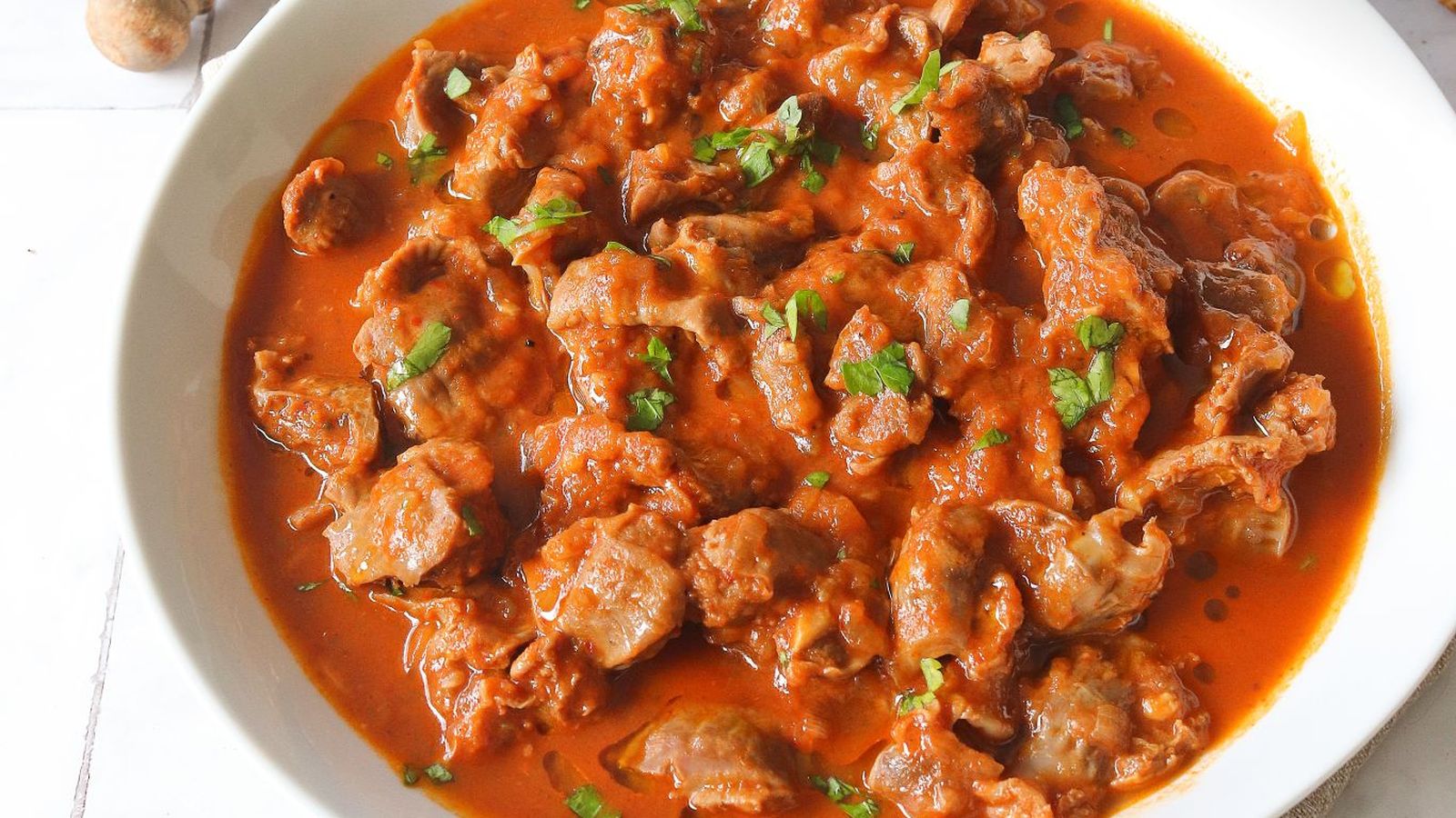 Mollejas en salsa