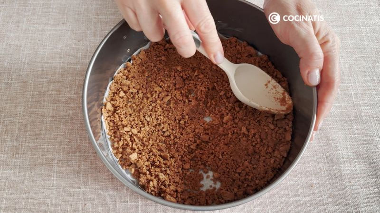Base de galletas para tarta de arroz con leche