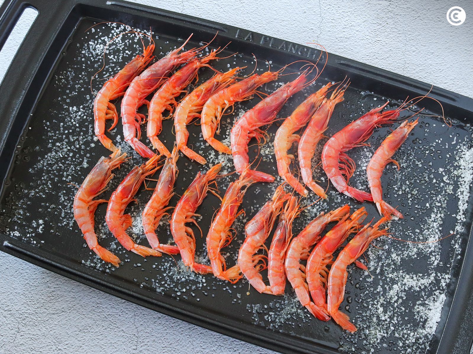 Cómo hacer gambas a la plancha
