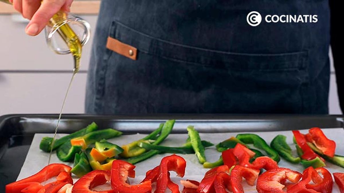 Receta de salmón al horno con papillote de verduras   paso 2