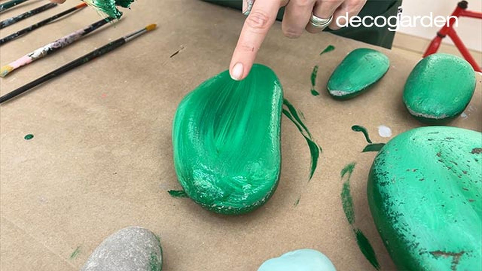 como hacer cactus con piedras paso 3 como hacer cactus con piedras paso 3