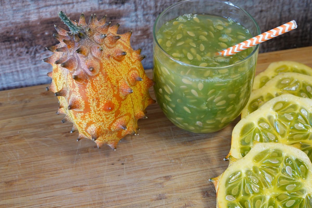 El kiwano se suele consumir en batidos y zumos