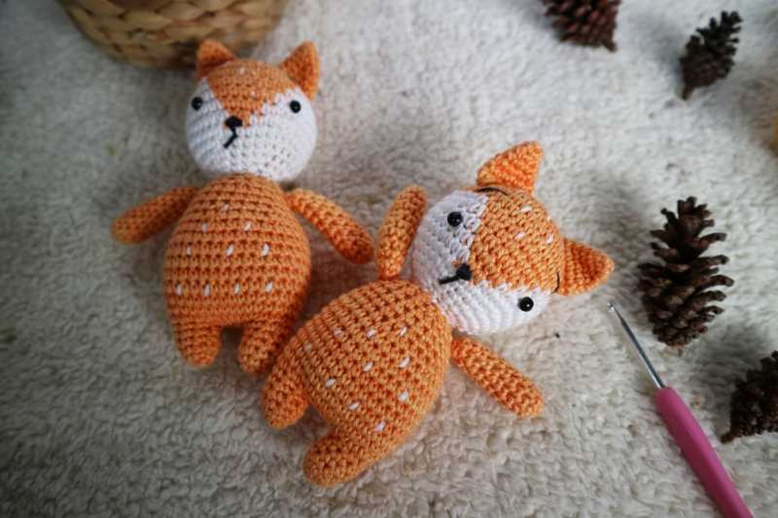 Amigurumis de zorros. Amigurumis de zorros.