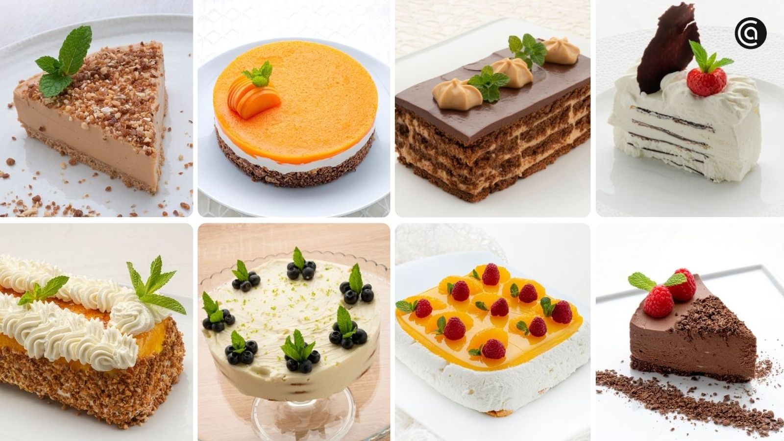 Tartas sin horno para cumpleaños, celebraciones y sobremesas de verano