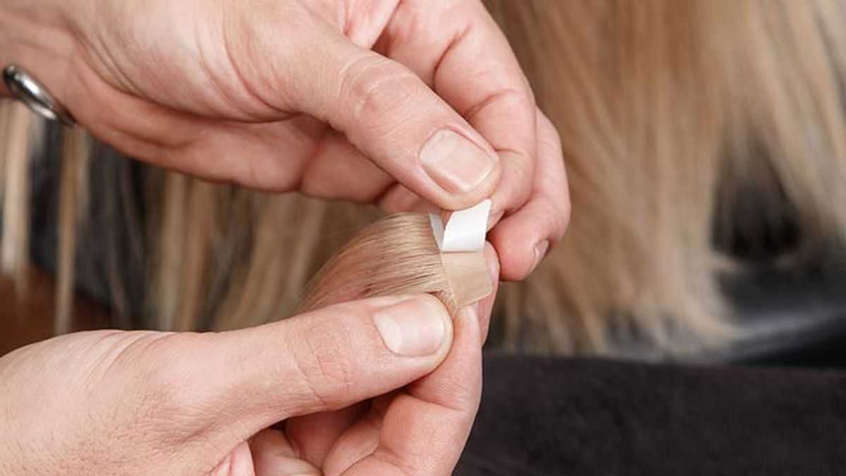 extensiones adhesivas pelo tipos precio colocacion productos