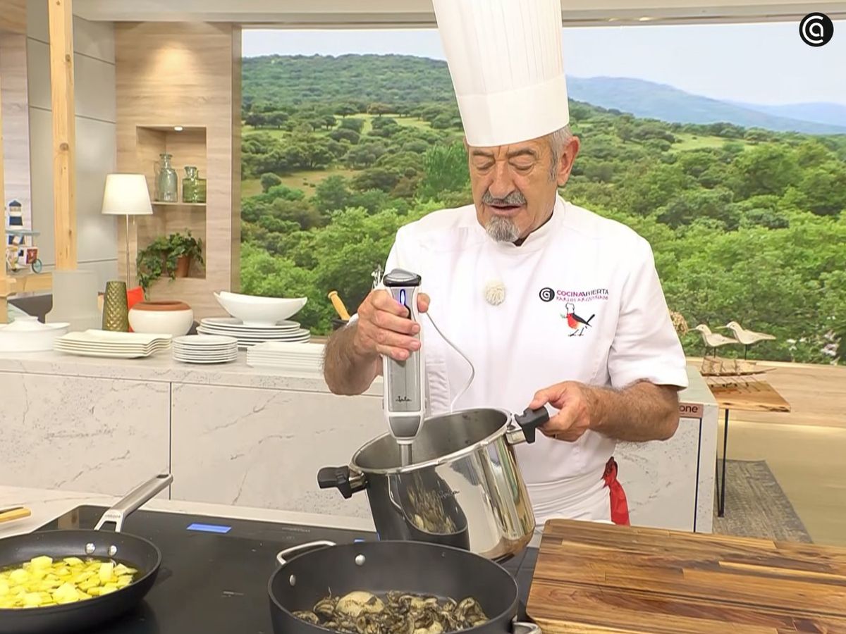 Sepia en su tinta con patatas fritas - paso 3