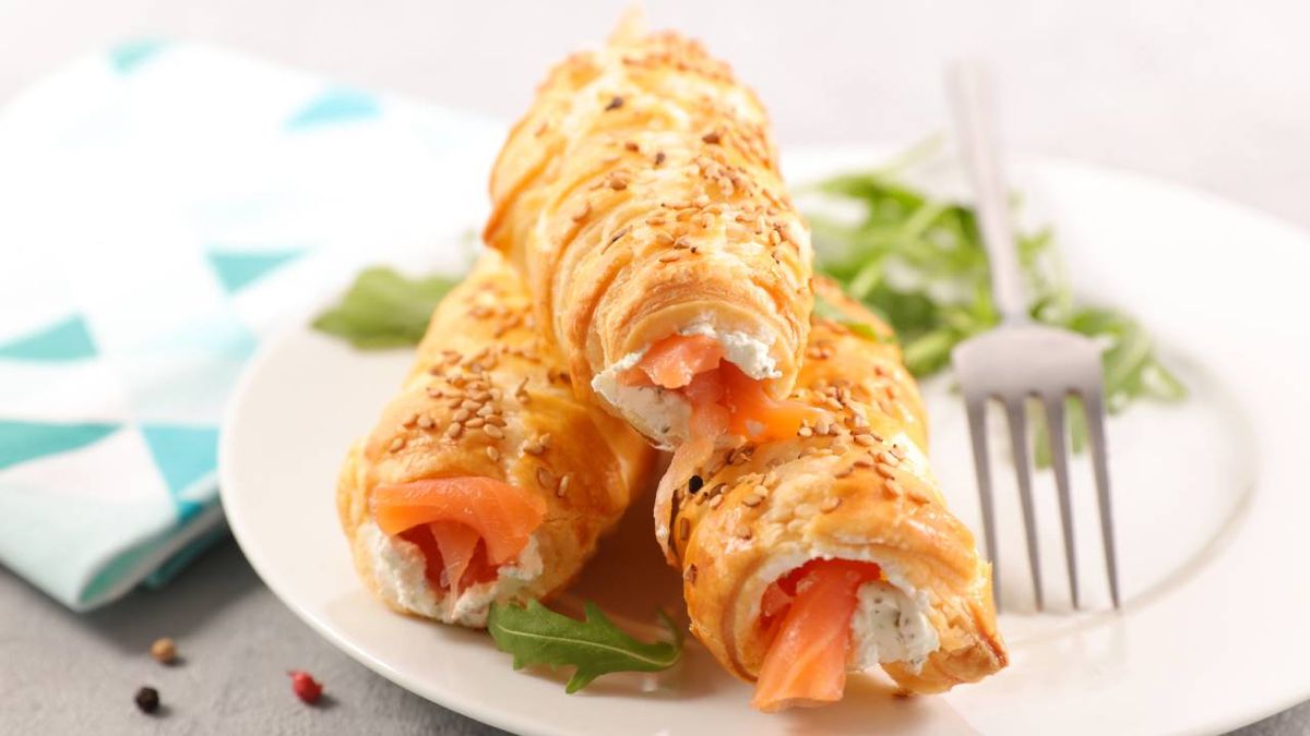 rollitos hojaldre salmon