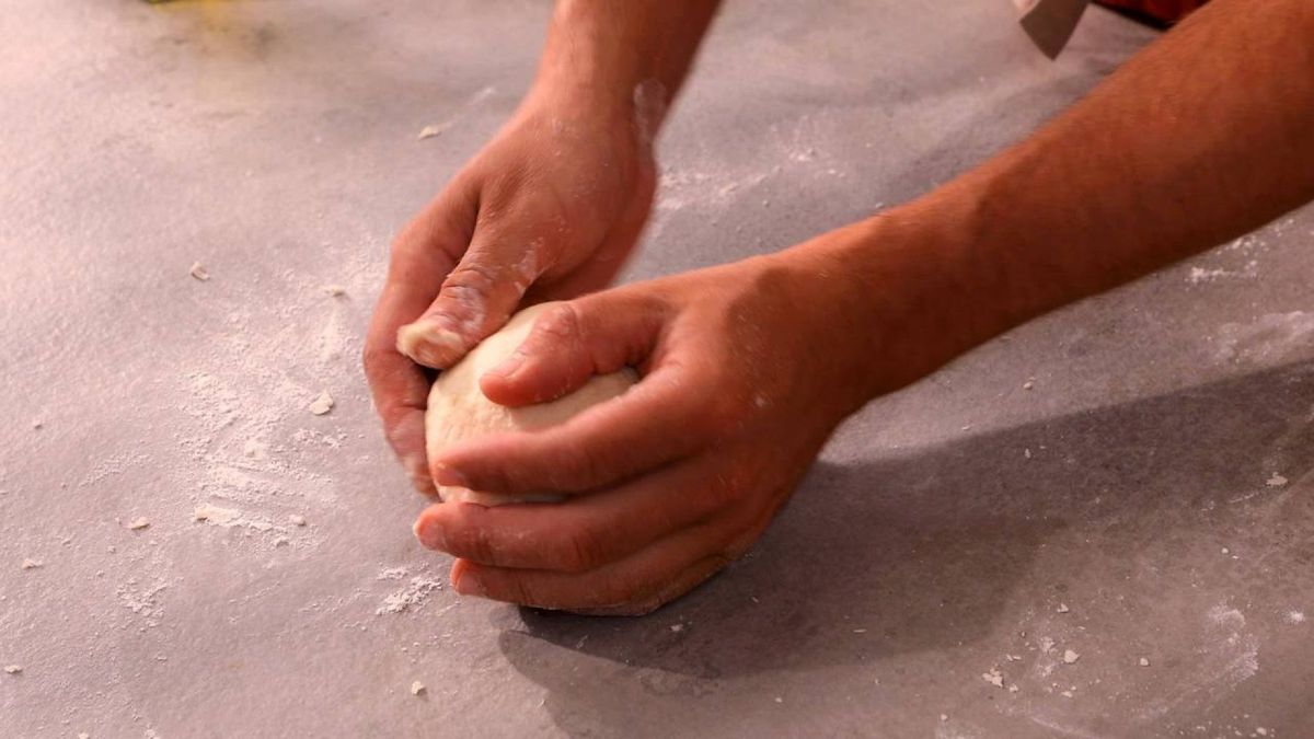 Masa de pizza casera   Paso 2
