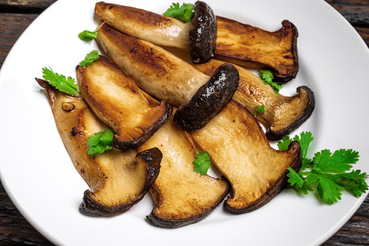 Filetes de seta de cardo a la plancha