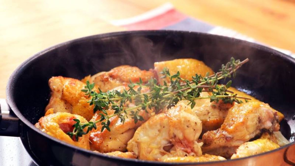 Pollo al ajillo  Paso 5