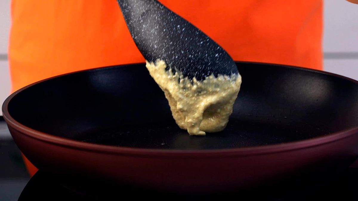 Receta de tortitas de avena y plátano   paso 4