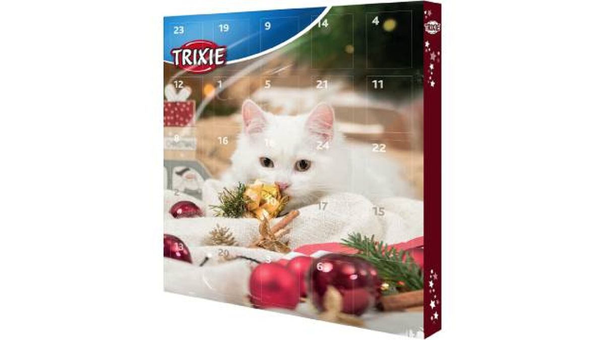 Calendario de adviento para gatos de Trixie.