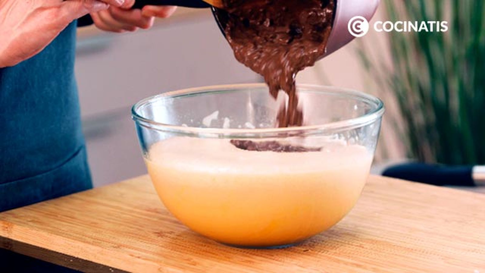 Receta de pudin de chocolate  paso 4