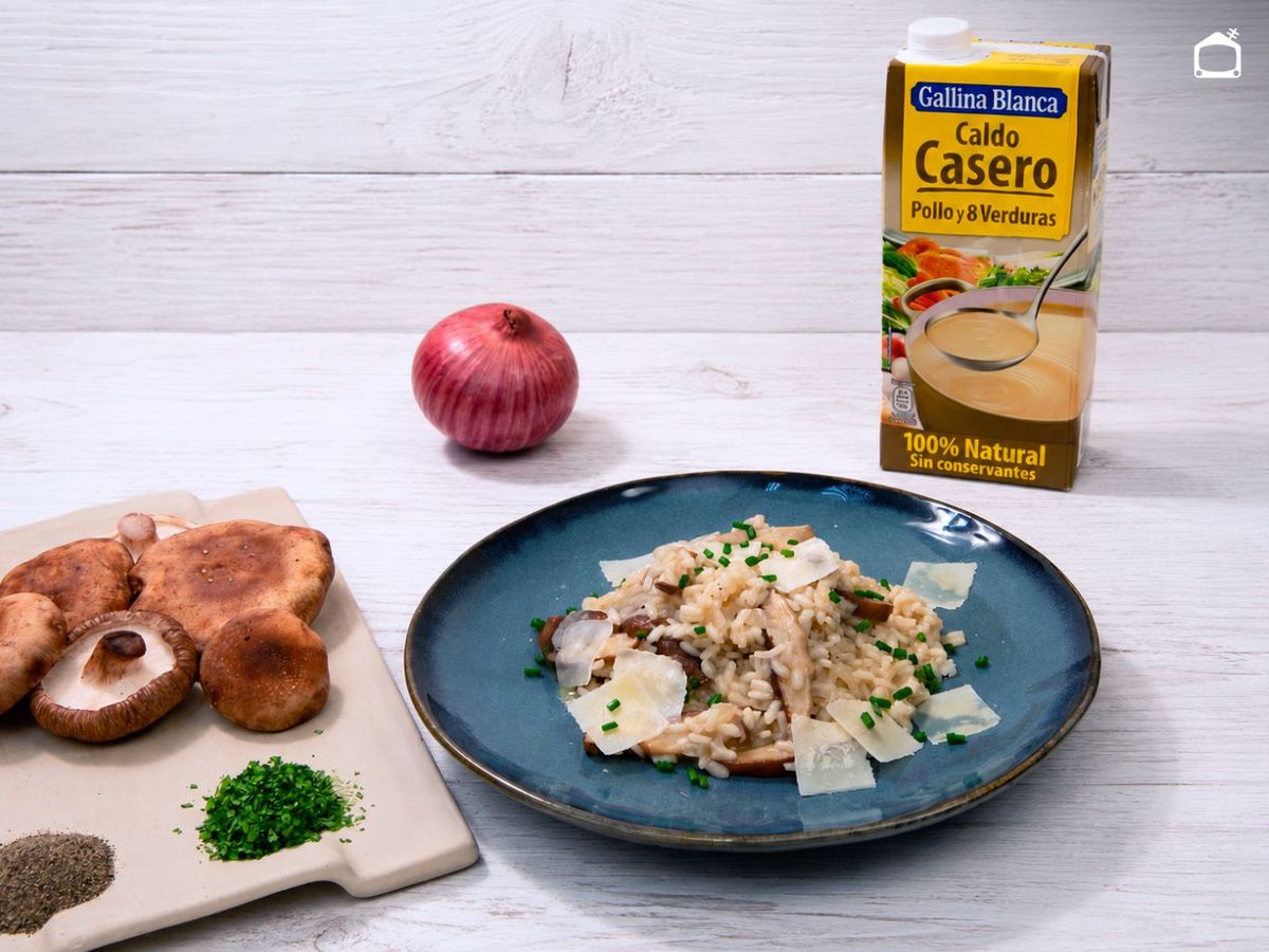 Risotto de ceps y parmesano