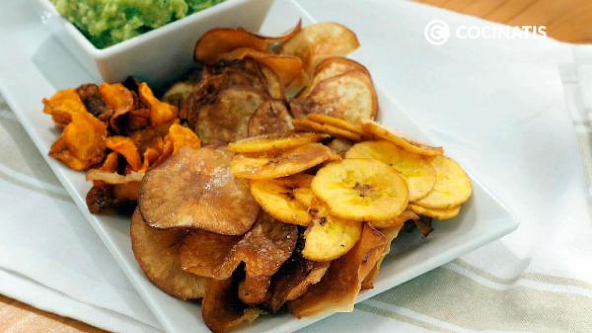Chips vegetales   Paso 5