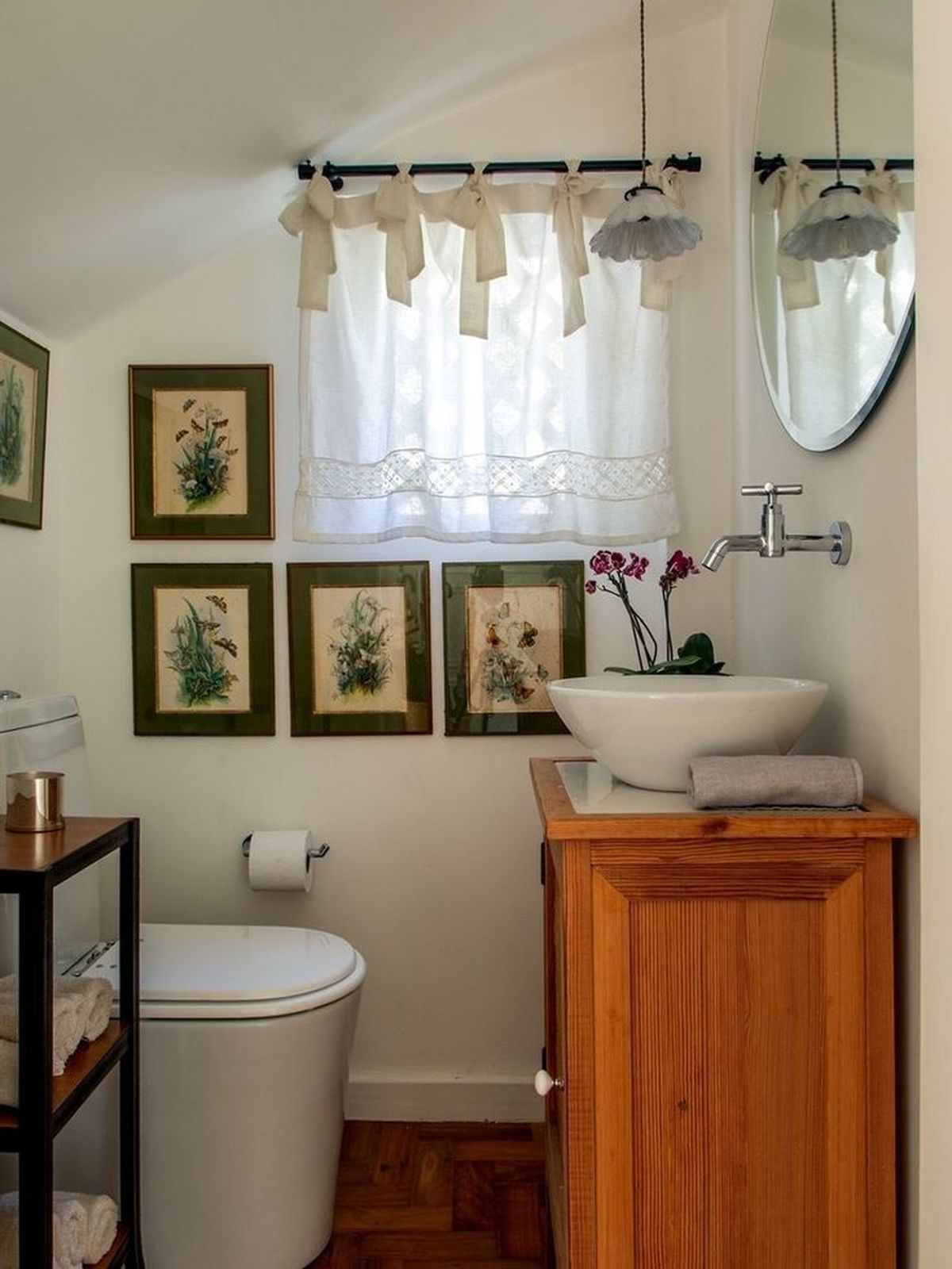 cortinas cortas bano 1