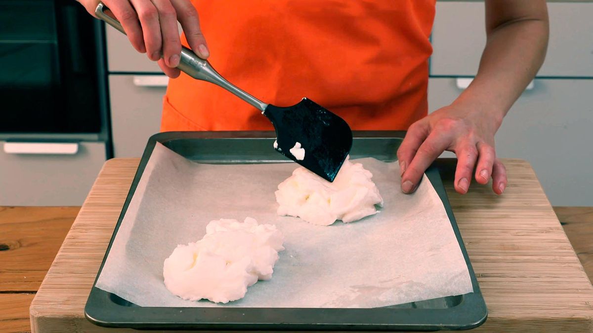 Receta de huevos nube (Cloud eggs)  paso 2