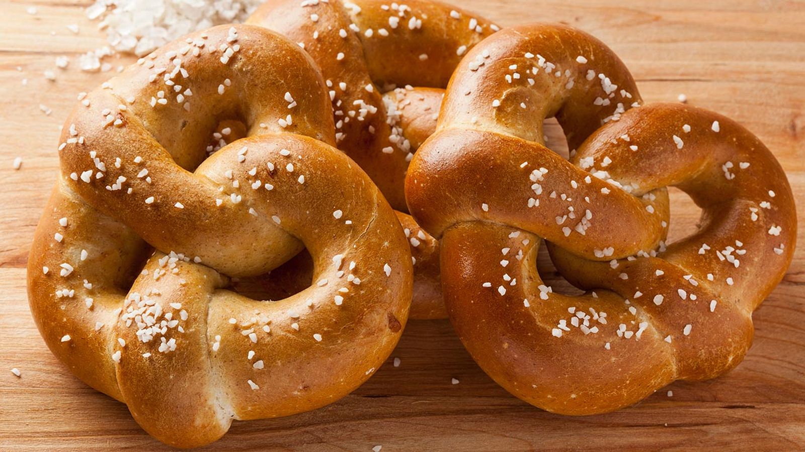 Pretzels o lazos salados Pretzels o lazos salados
