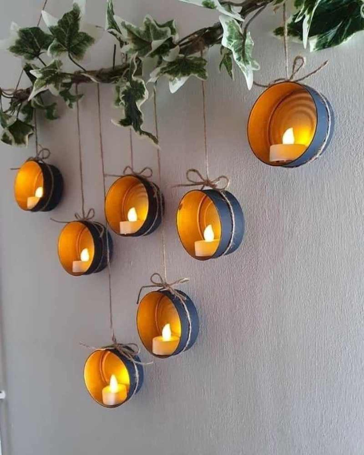 ideas reutilizar latas aluminio porta velas