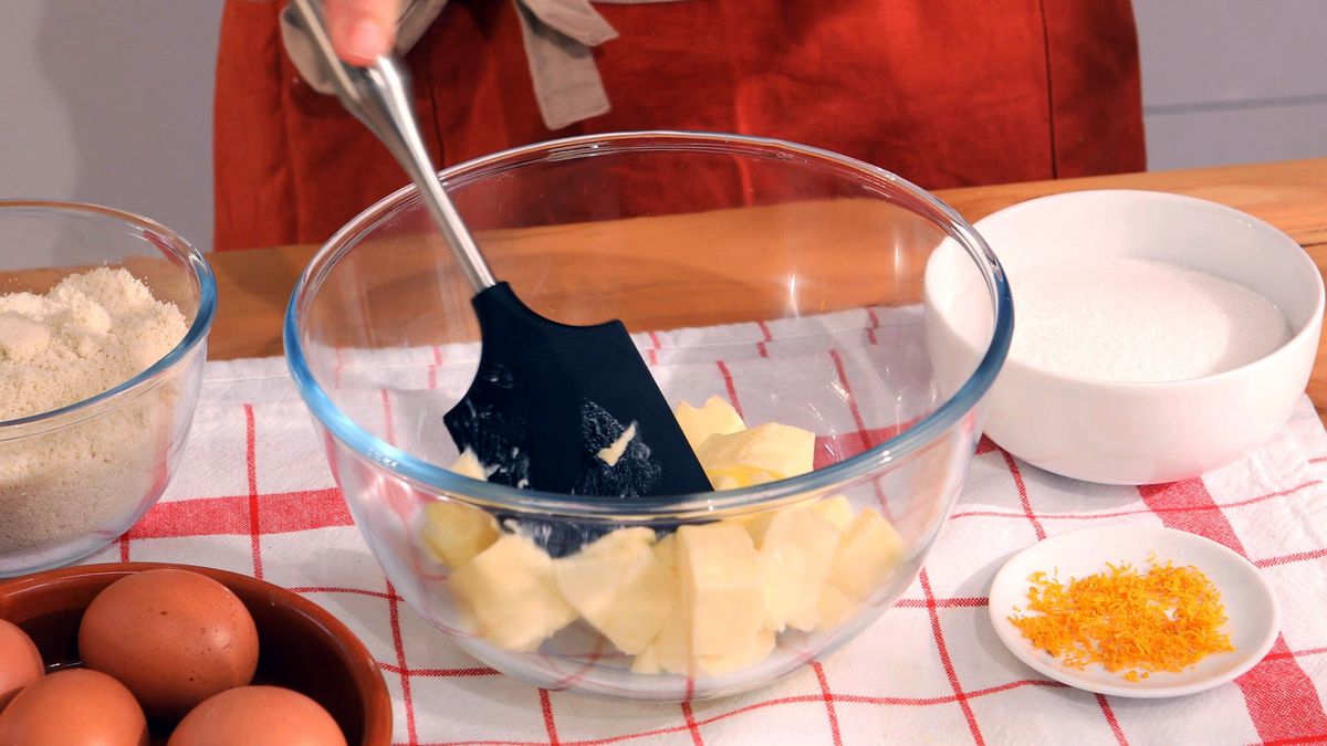 Tarta de almendra   Paso 1