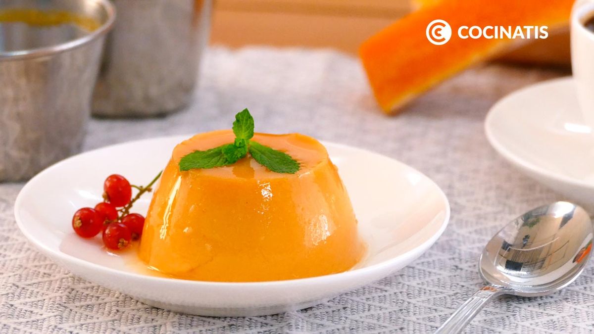 Flan de calabaza  