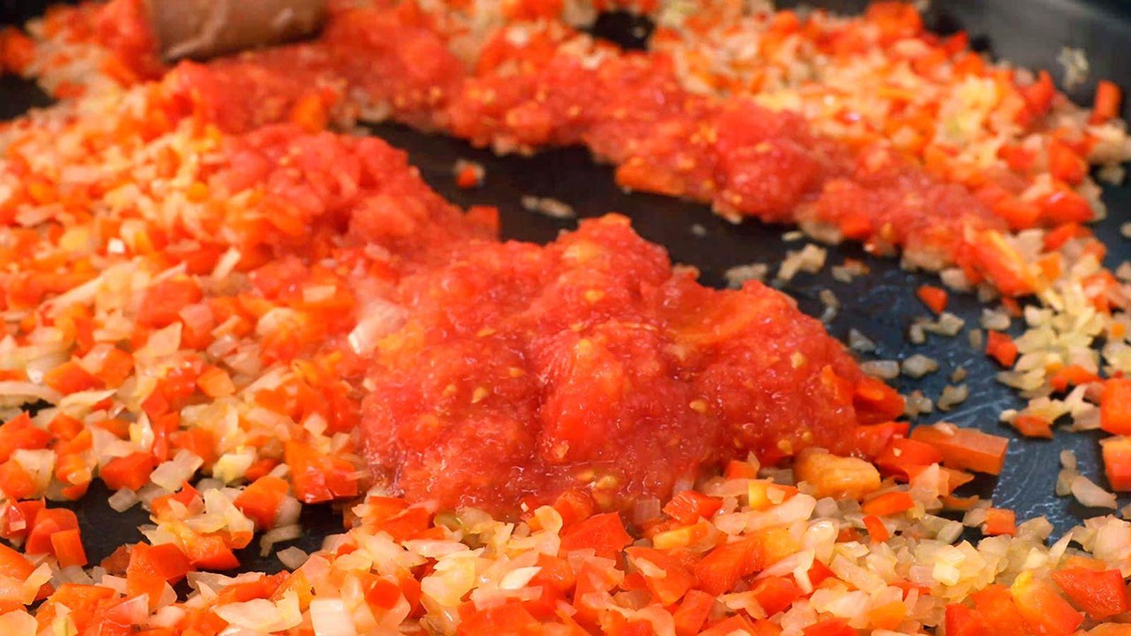 Receta de paella de marisco paso 4 Receta de paella de marisco paso 4