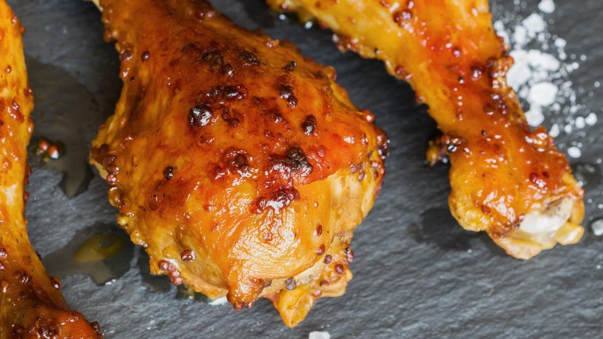 Muslos de pollo asados