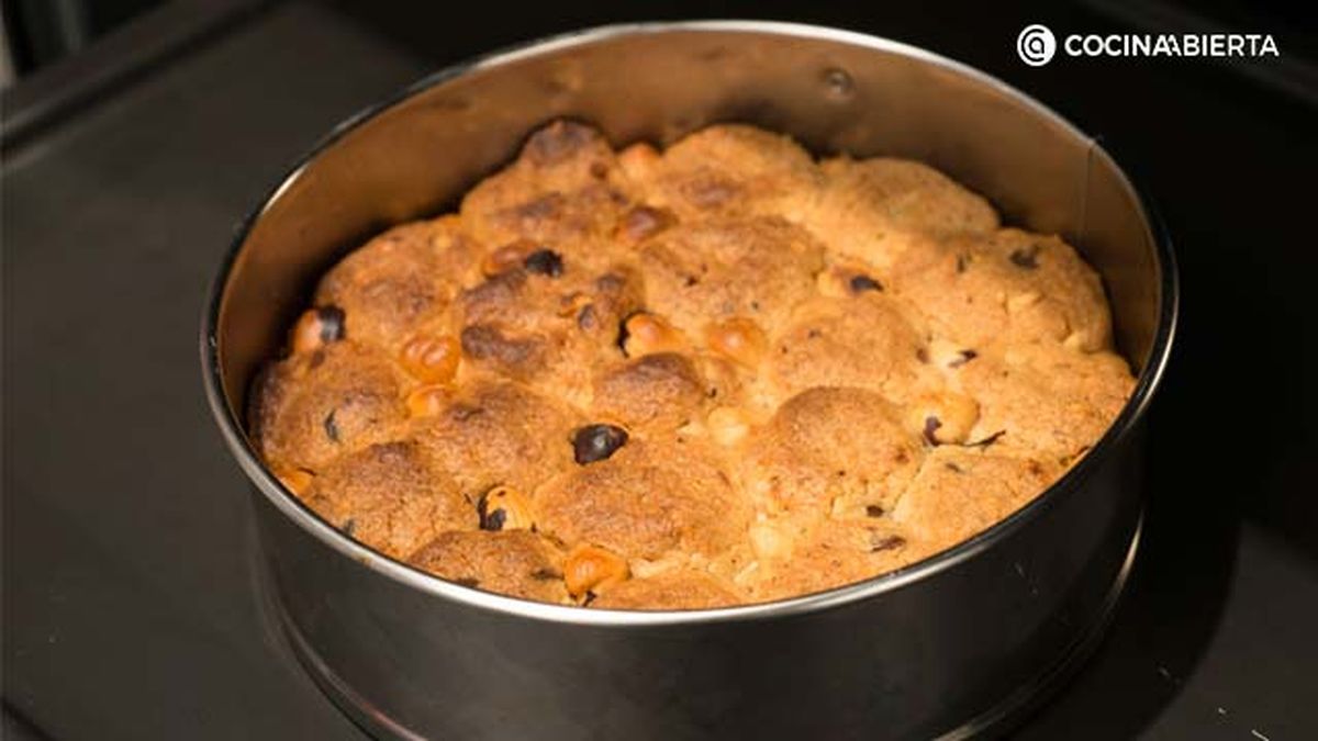 Tarta de avellana con pepitas de chocolate paso 4