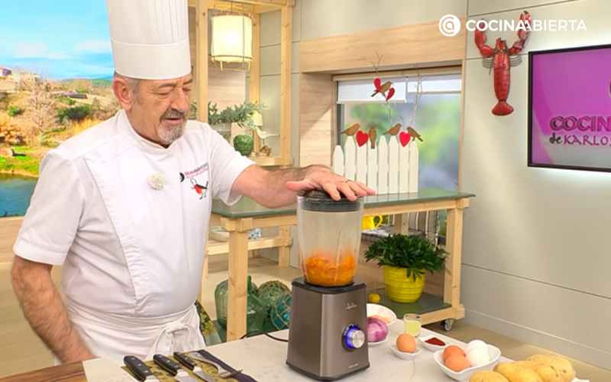 Tritura las zanahorias cocidas