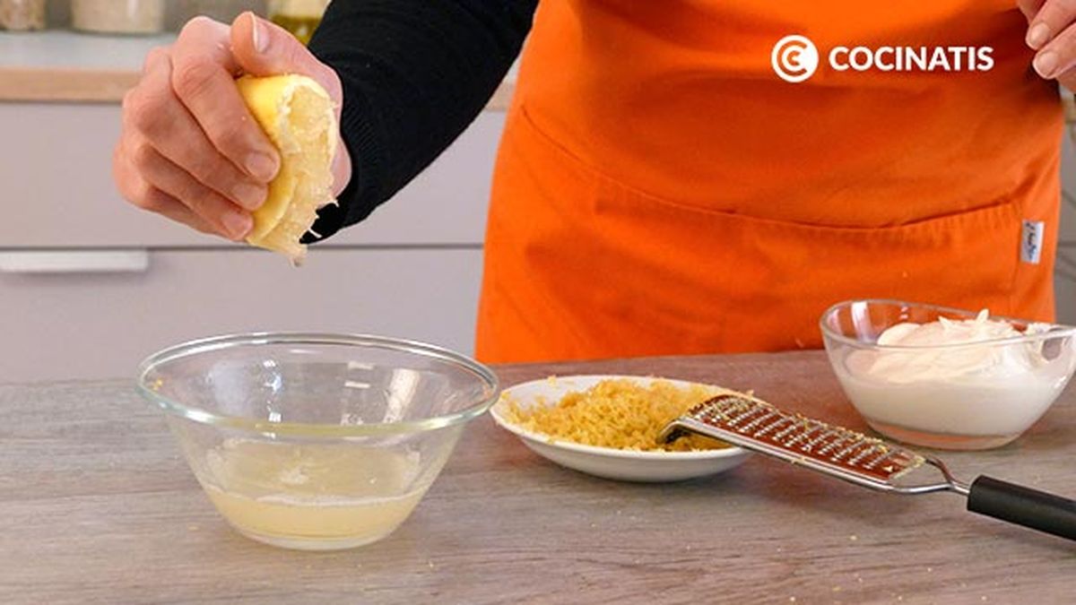 Receta de mousse de limón   paso 1