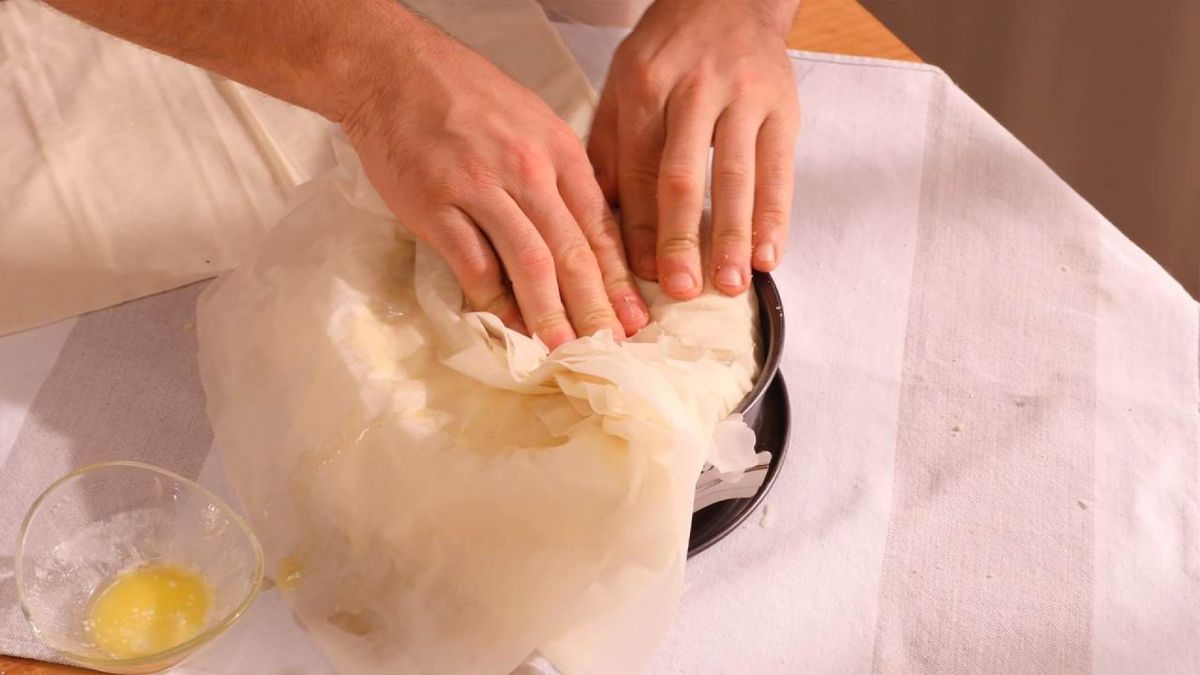 pastela de pollo con almendras  paso 6