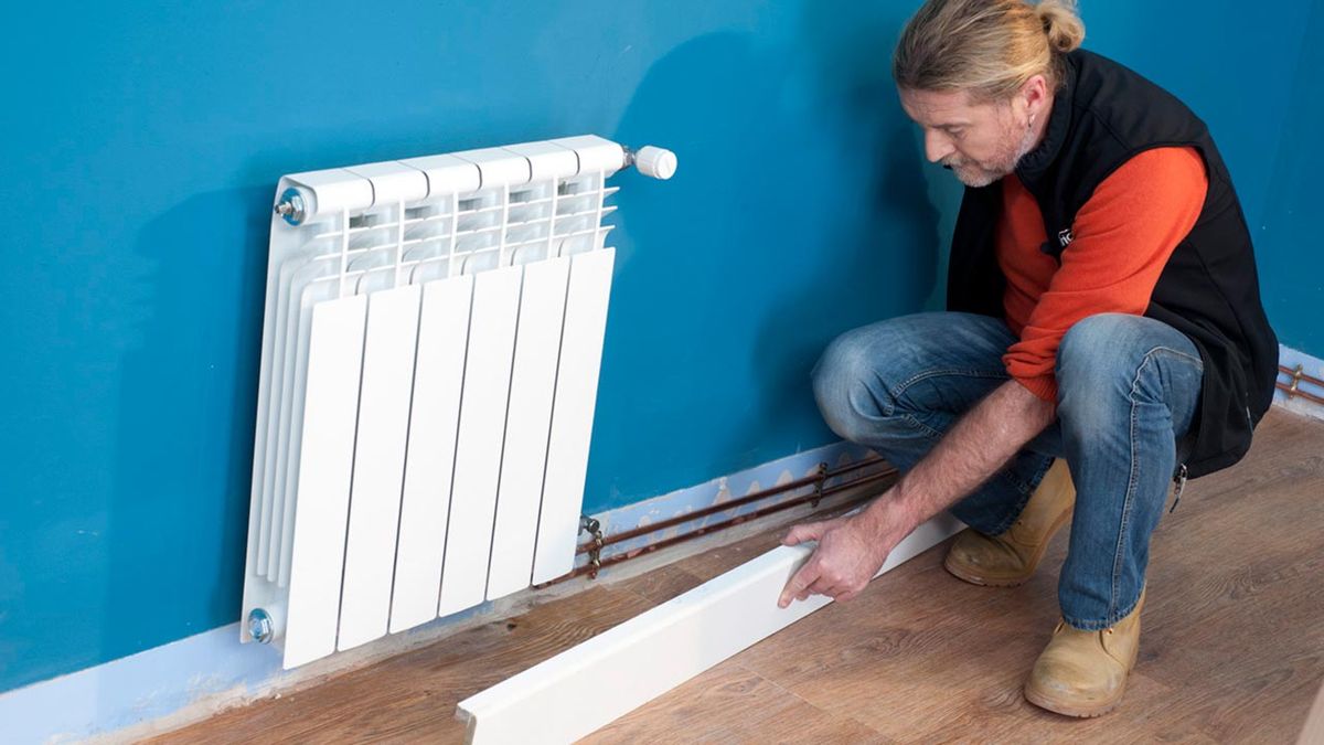 Instalacion oculta para radiador p15